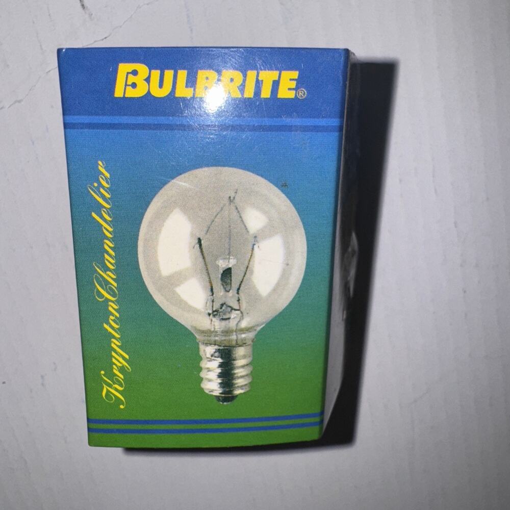 Bulbrite 40W 120V Clear Krypton G11 Globe Decorative Bulb, E12 Base